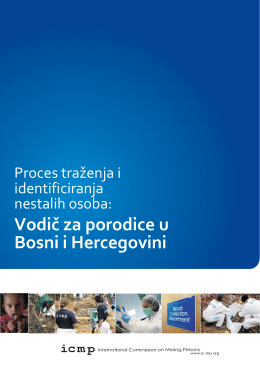 Vodič za porodice u Bosni i Hercegovini