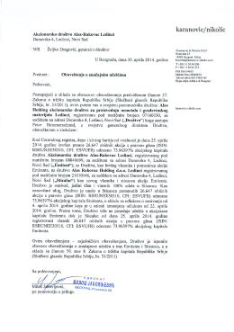 N/R Željko Dragović, generalni direktor