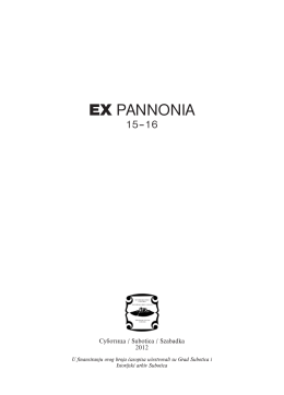 EX PANNONIA - Istorijski arhiv
