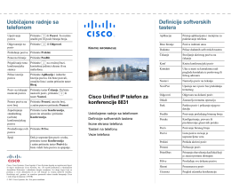 Cisco Unified IP telefon za konferencije 8831