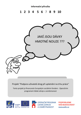 jaké jsou dávky hmotné nouze