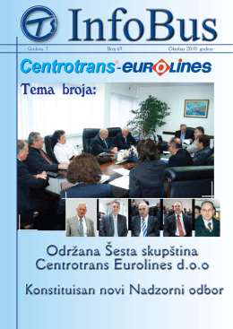 Tema broja: - Centrotrans