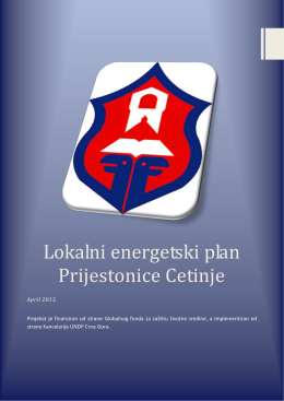 Lokalni energetski plan Prijestonice Cetinje 2014