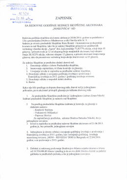 „MAKovICA“ AD