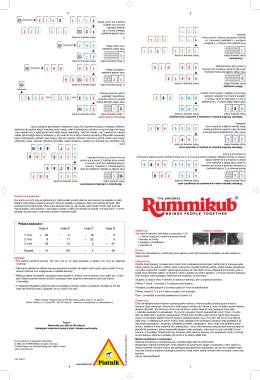 Pravidla hry Rummikub