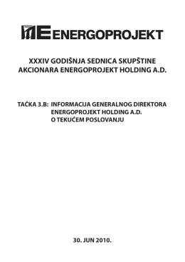 Informacija Generalnog direktora - 2010.indd
