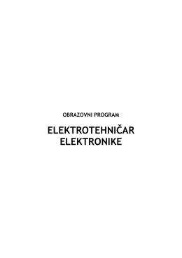 4-04 Elektrotehnicar elektronike