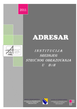 ADRESAR - Odjel za srednje stručno obrazovanje