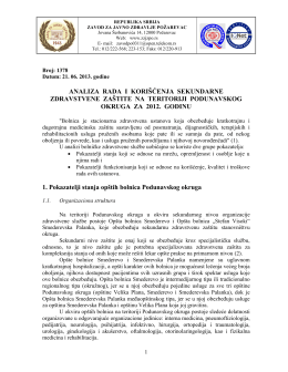 Podunavski okrug - Zavod za javno zdravlje Požarevac