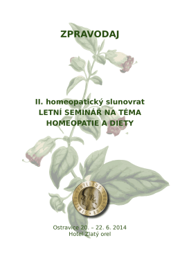 Stáhnout - Česká homeopatie