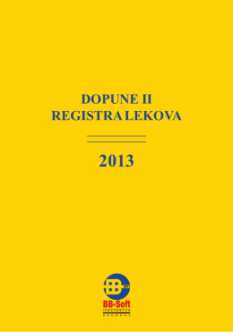 Dopuna II 2013