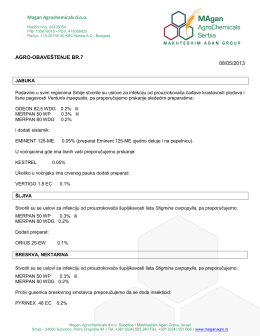 AGRO-OBAVESTENJE Br.7.pdf - Magan Agrochemicals Serbia