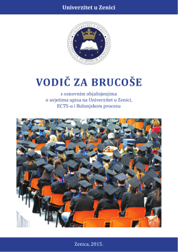 VODIČ ZA BRUCOŠE - Univerzitet u Zenici