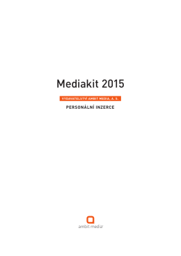 Mediakit 2015 - Zdravotnické noviny