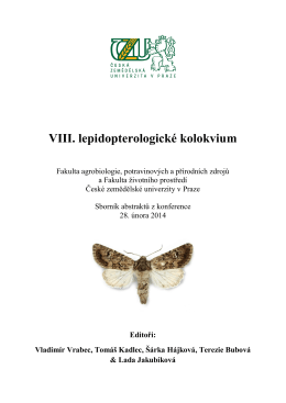 zde - Mapování a ochrana motýlů České republiky
