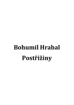 Bohumil Hrabal