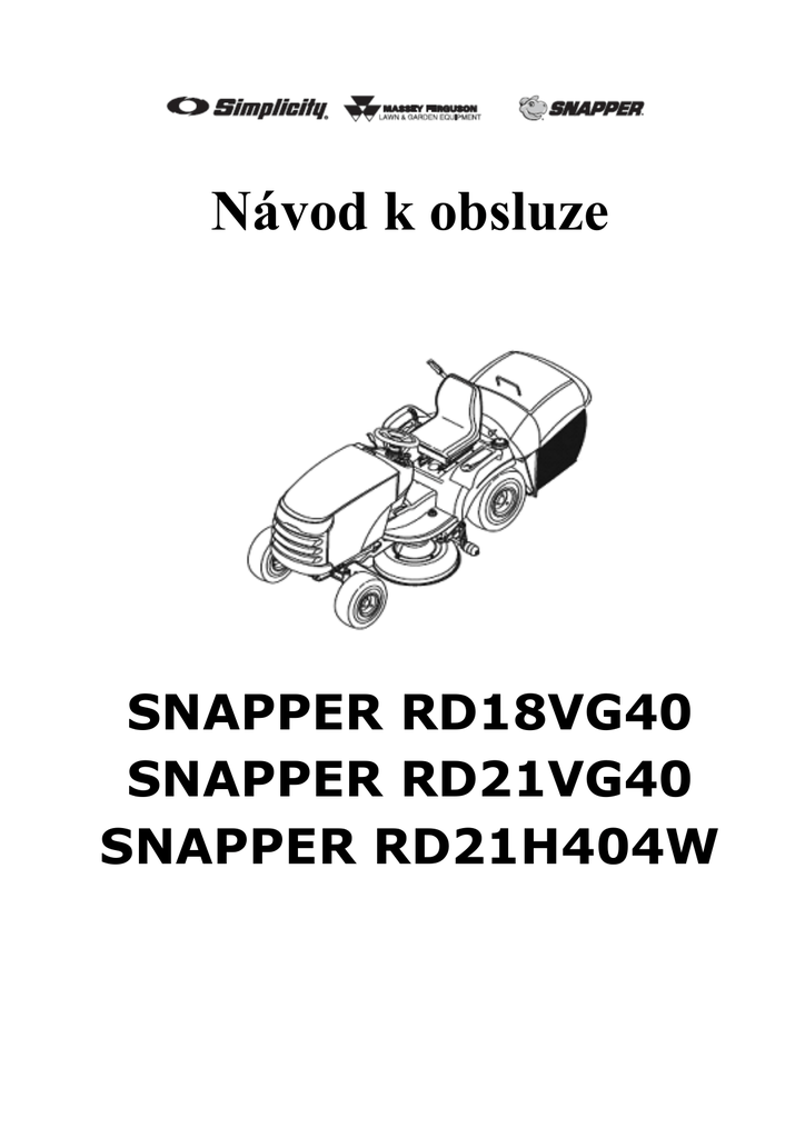 Nvod Snapper RD18-21VG40.pdf