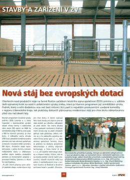 „NÁŠ CHOV“. - ZEOS LOMNICE as
