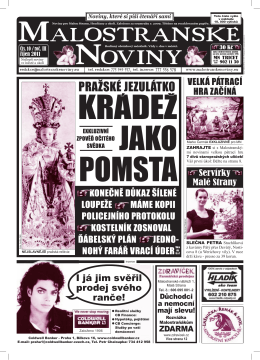 MALOSTRANSKE NOVINY - Malostranské noviny