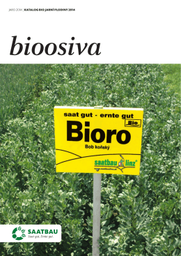 Katalog bioosiv jaro 2014