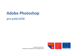 Adobe Photoshop pro pokročilé