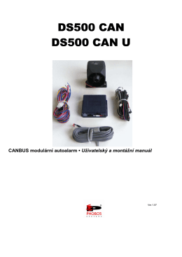 DS 500 CAN uzivatelsky