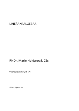 Lineární algebra - Marie Hojdarová.pdf