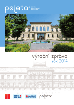 Výroční zpráva za rok 2014