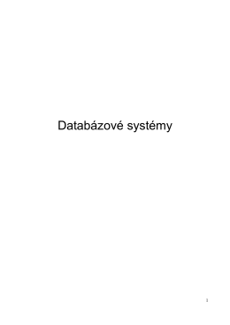 Databázové systémy - Dokumenty Google – práce s textem