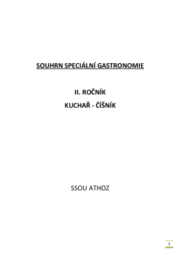 Speciální gastronomie II. ve formátu *.PDF