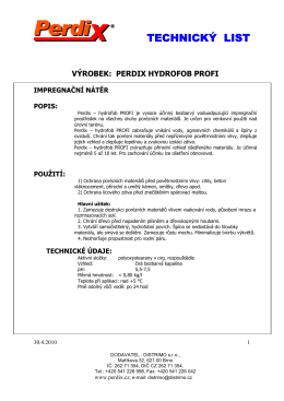 Perdix_hydro_profi-technicky list.pdf