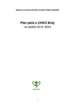 Plán péče o CHKO Brdy na období 2015–2024