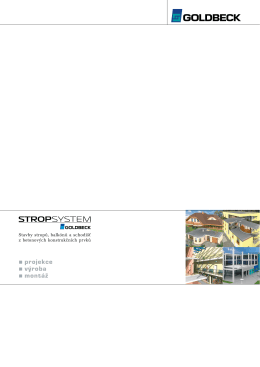 Katalog v PDF - Stropsystem Goldbeck