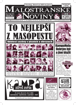 MALOsTRANsKE NOVINY - Malostranské noviny