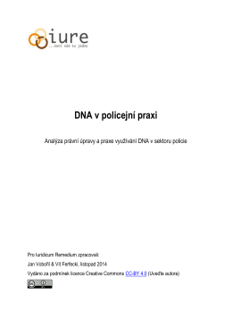 DNA v policejní praxi