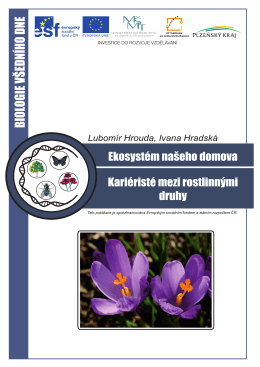 15: Kariéristé mezi rostlinnými druhy (PDF)