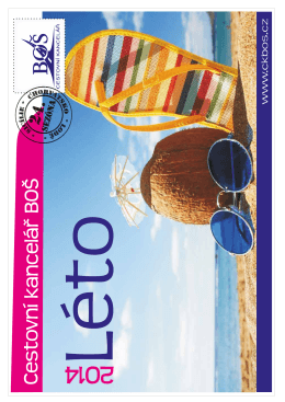 Katalog letní dovolená 2014
