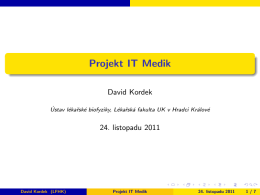 Projekt IT Medik