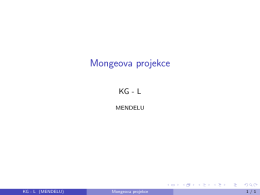 Mongeova projekce