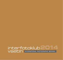 Katalog 2014.indd - Interfotoklub Vsetín