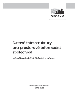 Datové infrastruktury pro prostorově informační společnost
