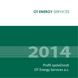 Profil společnosti OT Energy Services a.s.