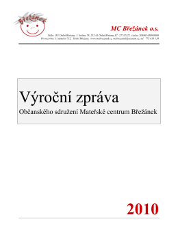 Výroční zpráva 2010