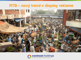 RTB – nový trend v display reklame