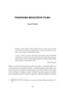 PANORAMA MEXICKÉHO FILMU