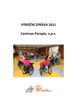Výroční zpráva Centra Paraple, o.p.s. za rok 2011
