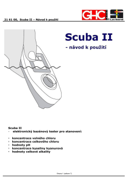 Scuba II_návod k použití CZ