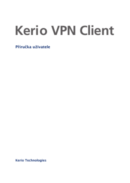 Kerio VPN Client - Kerio Software Archive