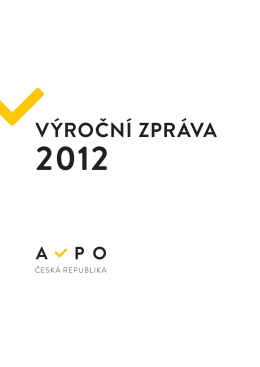 Výroční zpráva AVPO ČR za rok 2012