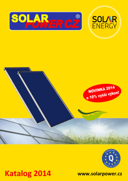 Katalog 2014 - Solar power